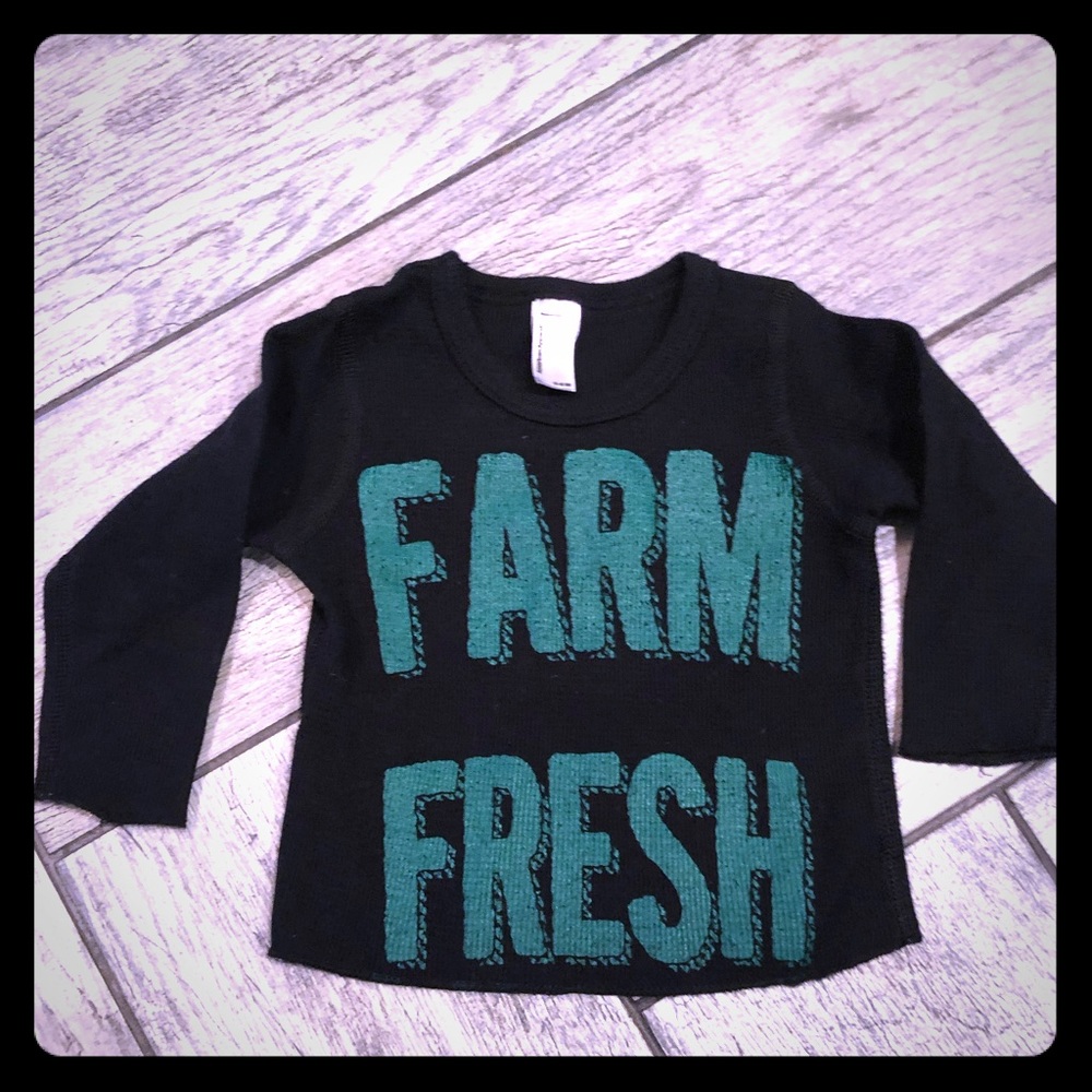 Farm Fresh baby long sleeve thermal 3-6M